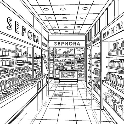 Sephora Coloring Pages