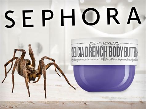 Sephora body lotion attracts spiders. According to the review posted on the Sephora product page, the Sol de Janeiro Delícia Drench body lotion attracts massive wolf spiders. Wolf spiders are a large but harmless type of spider. The ... 