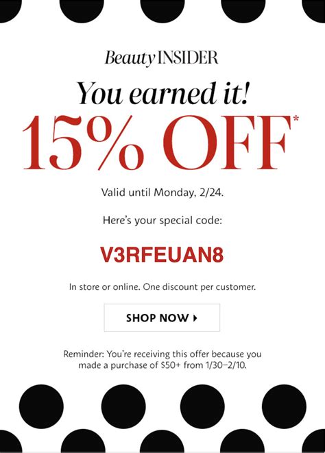 Save with 22 free valid coupon codes & discounts from sephora.com! Discount codes updated: April 2024. Click here for Sephora Coupon Code: 15% Off Drunk Elephant..