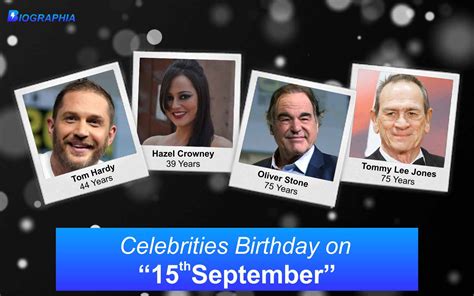 September 15 Birthdays Of Famous People