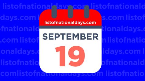 September 19th - The Day