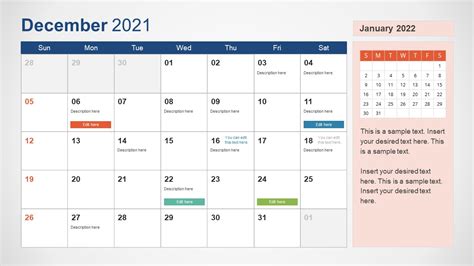September 2021 Calendar For Powerpoint And Google Slides