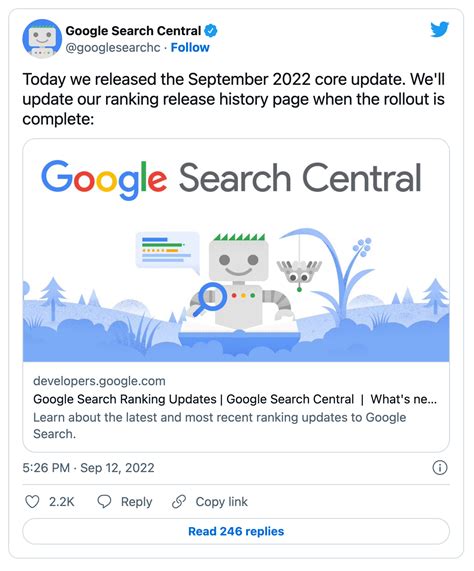 September 2022 Google Updates Data and Trends SISTRIX