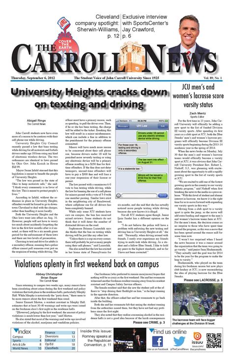 September 27, 2012 by The Carroll News - Issuu