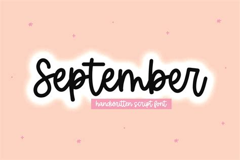 September Handwritten Script Font By KA Designs TheHungryJPEG