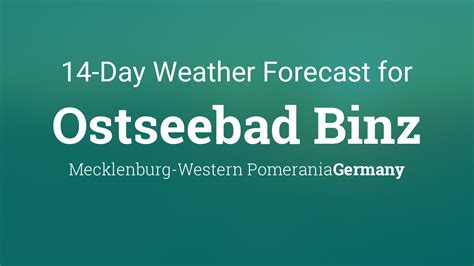 September Weather forecast - Autumn forecast - Binz, Germany