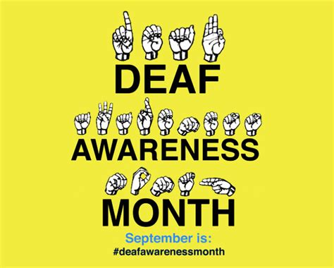 September is Deaf Awareness Month & International Week of the …