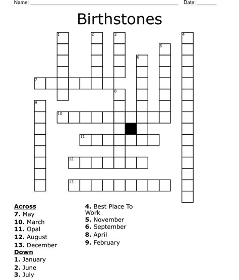 September stone crossword. The Crossword Solver found 30 answers to "sparkling stone", 3 letters crossword clue. The Crossword Solver finds answers to classic crosswords and cryptic crossword puzzles. Enter the length or pattern for better results. Click the answer to find similar crossword clues. Enter a Crossword Clue. A clue is required. ... 