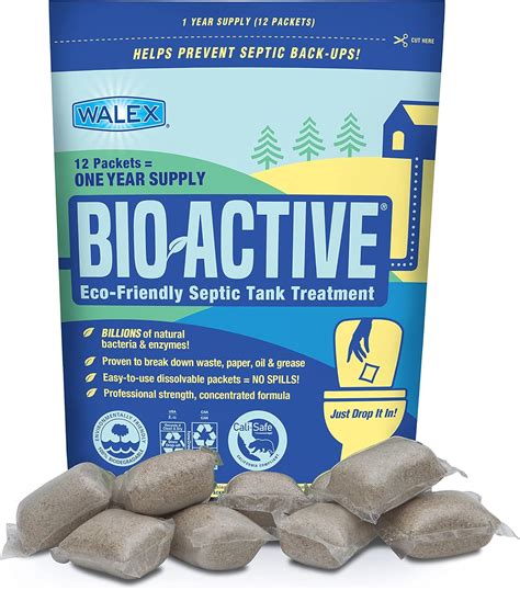 Septic Tank Treatment: Bio-Active & 100% Natural - 60 Month Supply