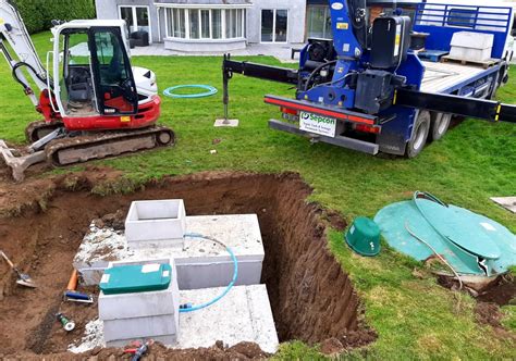 Septic tank replacement. To have a specialist install a new septic tank on your property, you’ll likely pay between $3,138 and $8,518, for a national average of $5,828. The size of your home, the location of the tank, and the type of septic system your property needs will all affect the total cost of the project. While you might be tempted to install a septic tank ... 