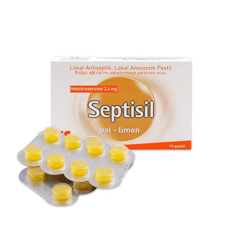Septisil Bal Limon 16 Pastil.