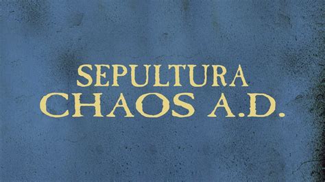 Sepultura - Chaos A.D. (Full Album) [Official] - YouTube