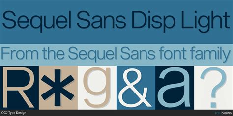 Sequel Sans Font Fontspring