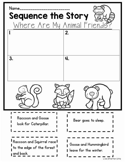 Sequence Worksheet For 2nd Grade
