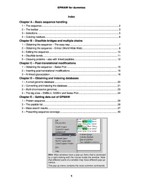 Sequence handling - GPMAW