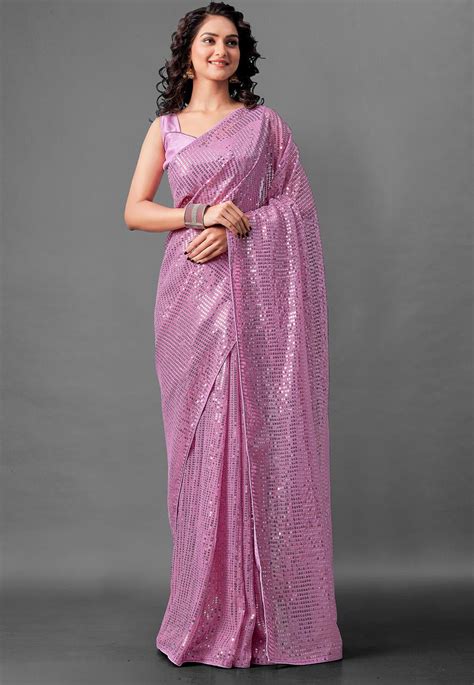 Sequins Sarees - Utsav Fashion