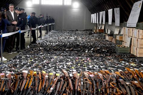 Serbia: Guns, grenades and rocket launchers among 13,500 weapons surrendered after mass shootings