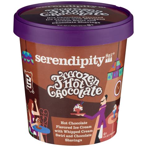 Serendipity ice cream. Serendipity Ice Cream Cookies N Cream Remix - 16 Fl. Oz. Pink vanilla ice cream with thick fudge swirl and broken cream-filled cookies pieces. www.serendipitybrands.com. (-) Information is currently not available for this nutrient. * Percent Daily Values are based on a 2,000 calorie diet. 