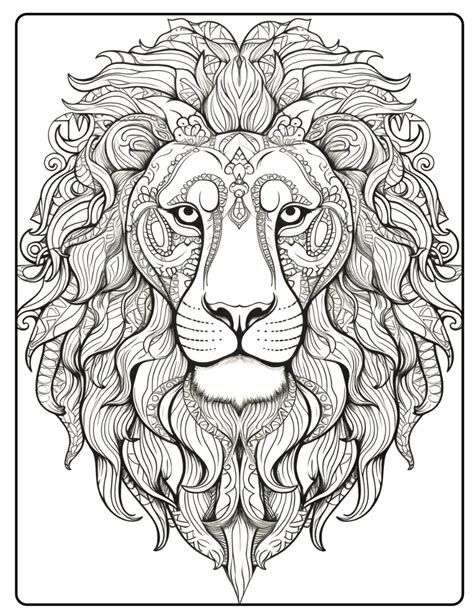 Serenity in Patterns Animal Mandala Coloring Book Coloring eBooks