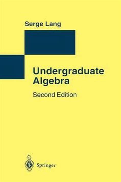 Serge lang undergraduate algebra solutions manual. - Manual del propietario de perkins prima m30.