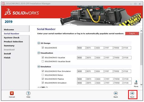 Serial number solidworks 2025.  Enter your SOLIDWORKS serial number if it does...