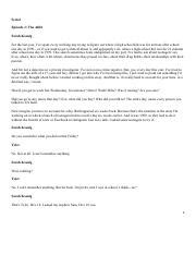 Serial the alibi transcript.  How'd you get to work last Wednesday, for instance...