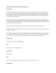 Serial the alibi transcript. docx from ENGLISH 1113 at Hinds Community College.  Sarah All Se...