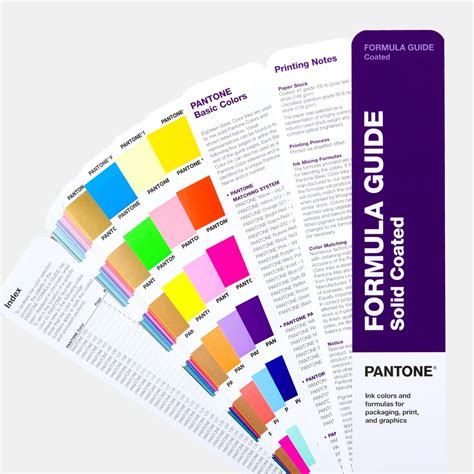 Sericol pantone solid coated formula guide. - Bancos de prueba y manuales de soluciones.