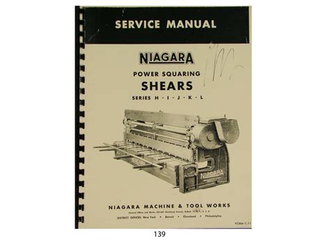 Series h niagara squaring shear manual fof a 60644. - Hiberus flumen: el rio ebro y la vida.