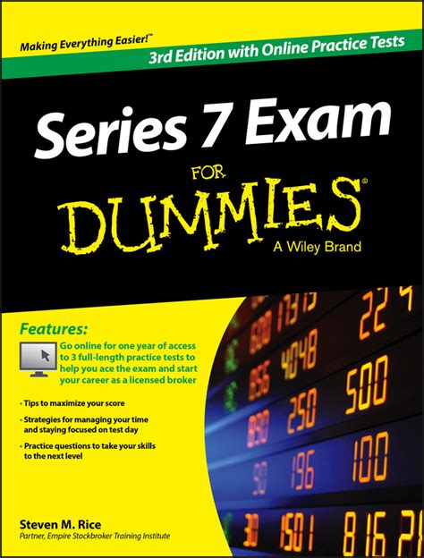 Read Series 7 Exam For Dummies With Online Practice Tests By Steven M Rice