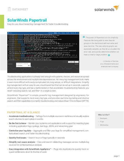 Serilog papertrail.  SolarWinds&reg; Papertrail&trade; provides cloud-based log ...