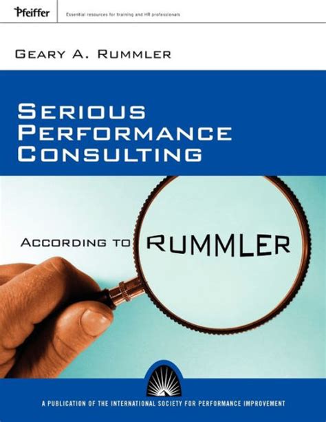 Serious Performance Consulting According