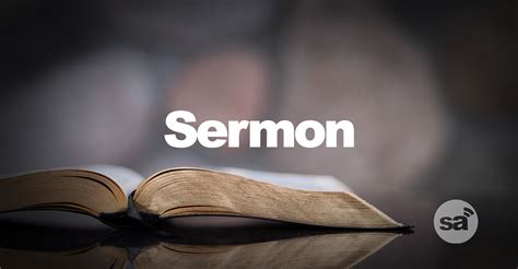 Sermon: "Don