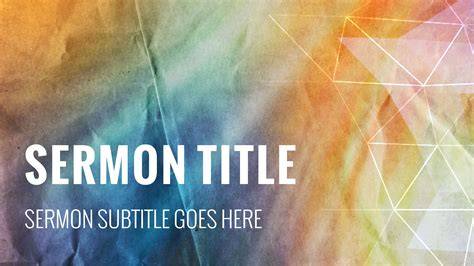 Sermon Slide Templates
