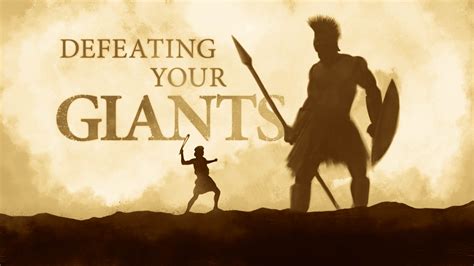 Sermons about Fighting Giants - SermonCentral.com