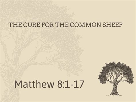 Sermons about Matthew 8 1 13 - SermonCentral.com