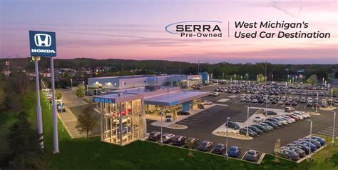 Serra Honda Grandville in Grandville, MI offers new and used Honda cars and SUVs to our customers near Grandville. Visit us for sales, financing, service and parts! Sales: 616-585-0476 | Service: 616-449-1819 | Parts: 616-557-6951. OPEN TODAY: 9:00 AM - 7:00 PM. 