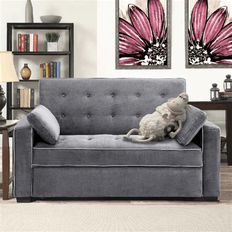 The Serta Pacific is the functional yet aesthetic sleeper loveseat you’ve been dreaming about. Perfect for the living room, bedroom, den, dorm, or home office. Available in black, ….