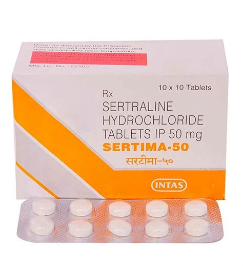 Sertraline Hydrochloride Tablets 25 mg, 50 mg and 100 mg