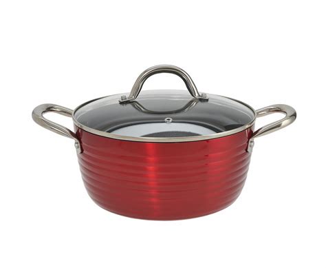 Servappetit. Servappetit 2 Quart Non-Stick Saucepan with Lid, Dishwasher Safe, Non-Stick, Tempered Glass Lid, Red. Visit the Servappetit Store. 4.0 1 rating. Currently unavailable. We don't know when or if this item will be back in stock. Material. Aluminum. Finish Type. 