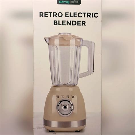 Servappetit retro blender. published March 28, 2021. The Smeg Blender is designed for making delicious smoothies. It's got four speed settings and a pre-set smoothie and ice function. It's also one of the nicest looking blenders you can buy, with a '50s retro-style design and sleek die-cast aluminum body. 