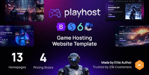 Server Hosting Website Templates From Themeforest