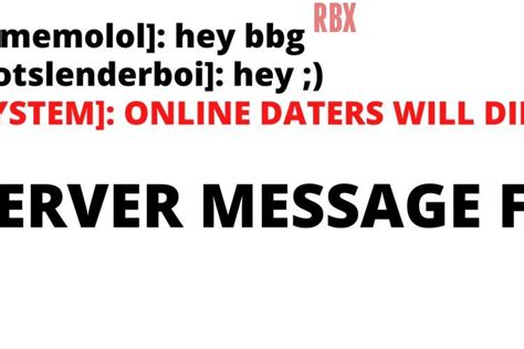 Server Message - RBX-Scripts