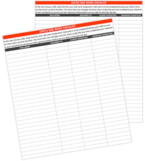 Server Side Work Checklist Why You Need One and How to Use it On the