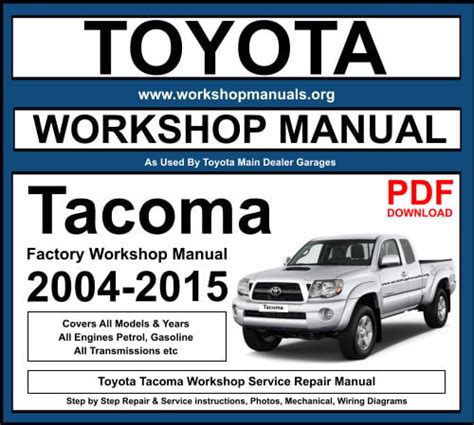 Service Download Tacoma Manual