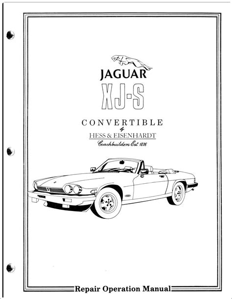 Service Jaguar Xjs Manual