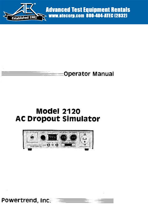 Service Manual - ATECorp.com