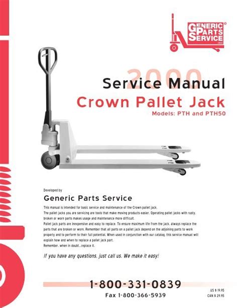 Service Manual Pallet Jack