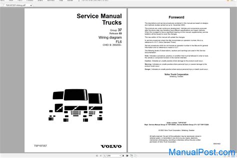 Service Manual Volvo Fl6