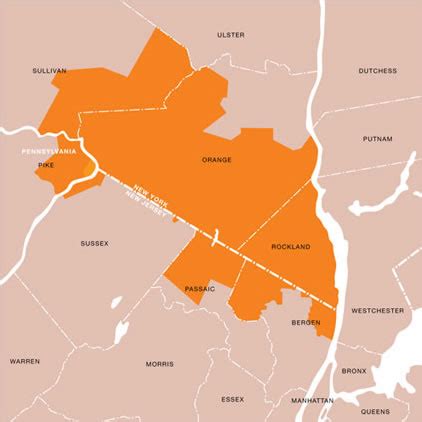 Service Territory Orange & Rockland